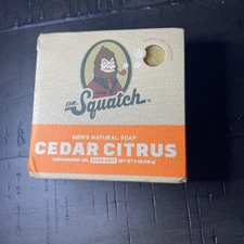 Dr. Squatch Cedar Citrus Men's Natural 5oz Soap
