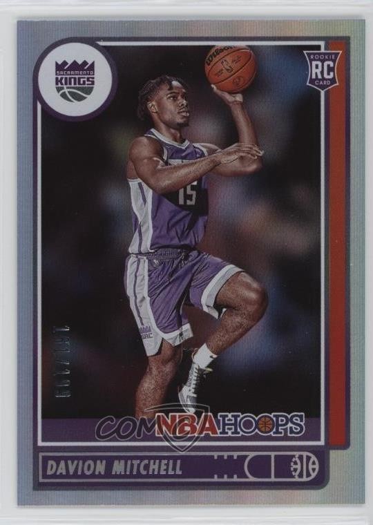 2021-22 Panini NBA Hoops Rookies Silver 161/199 Davion Mitchell #228 u6m