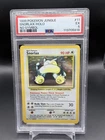 1999 POKEMON JUNGLE NO SYMBOL ERROR #11 SNORLAX-HOLO PSA 5