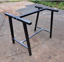 BESPOKE CUSTOM "A" DESIGN TABLE FRAME  STEEL DESK BAR BREAKFAST ISLAND