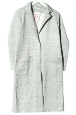 EDC bodenlanger Mantel Damen Mantel Gr. DE 36 hellgrau Casual-Look