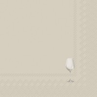 Ihr Tiny Glass Lunch-Servietten Papierservietten Motivservietten 33X33 Cm Linen