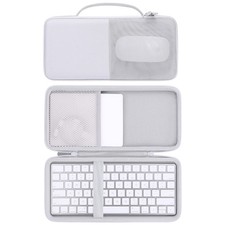 Aenllosi Hard Carrying Case Compatible with Apple Magic Keyboard Magic Mouse