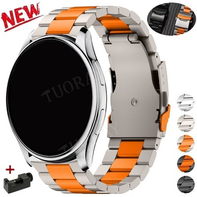 22mm Titan Metall Armband für Huawei Watch 5 4 GT6 GT6 Pro GT5 GT4 GT3 GT2 46mm