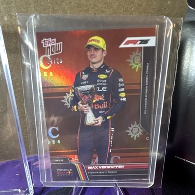 Topps Now F1 75 Max Verstappen From Pit-lane to Podium #09.11.25 /125