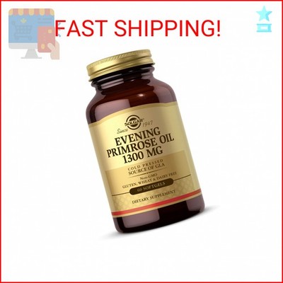 Solgar Evening Primrose Oil 1300 mg, 60 Softgels - Promotes Healthy Skin - Nutri