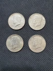 1964 Kennedy Half Dollar, 90% Silver (4 coins)