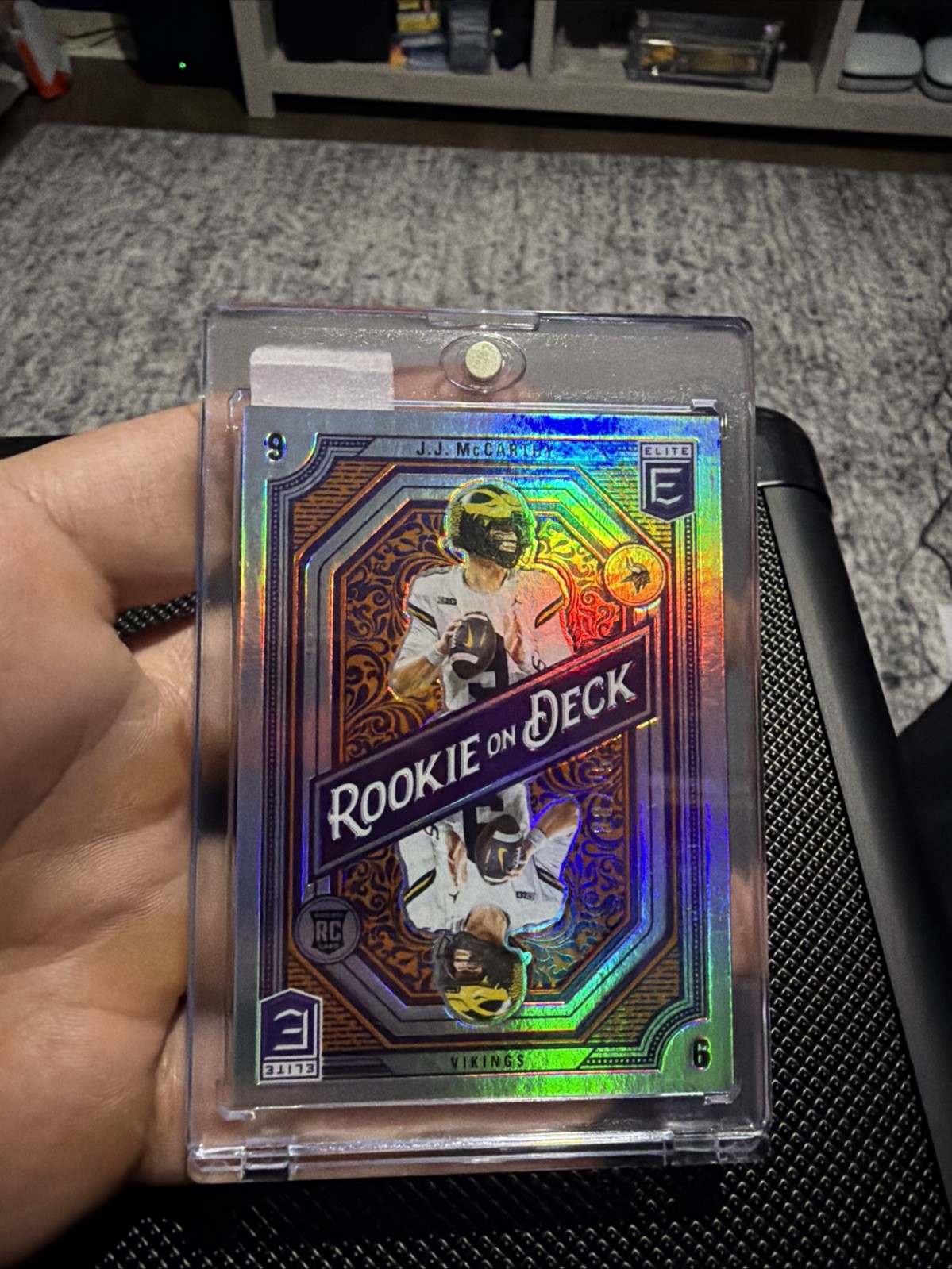 2024 Donruss Elite Michael Penix Jr. Rookie On Deck Orange RC /25