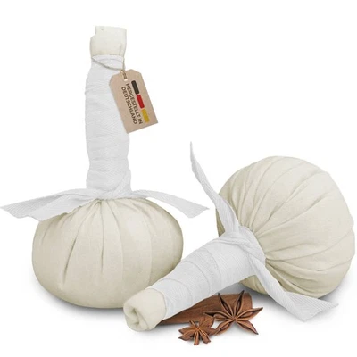 MASSAGE-EXPERT Kräuterstempel Anti Aging für die Gesichtsmassage, mit Bio-Kräutern