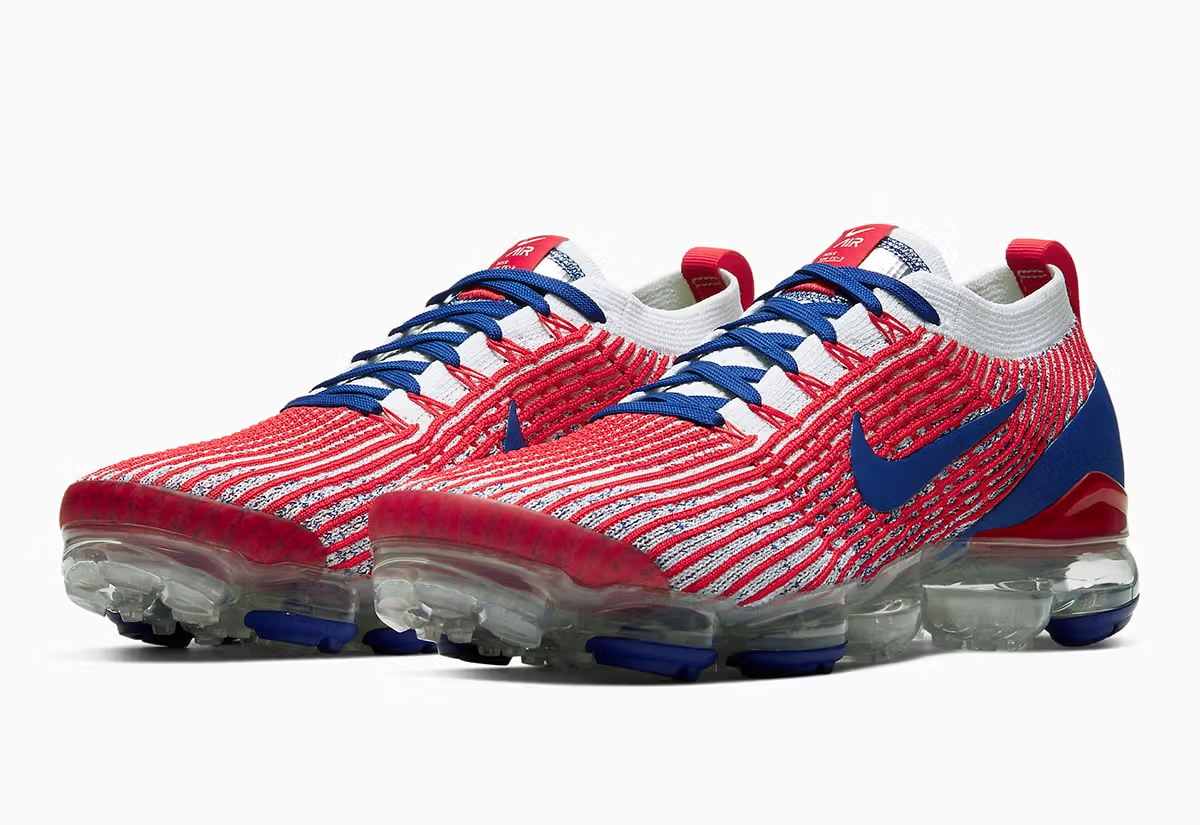 red white blue vapormax flyknit