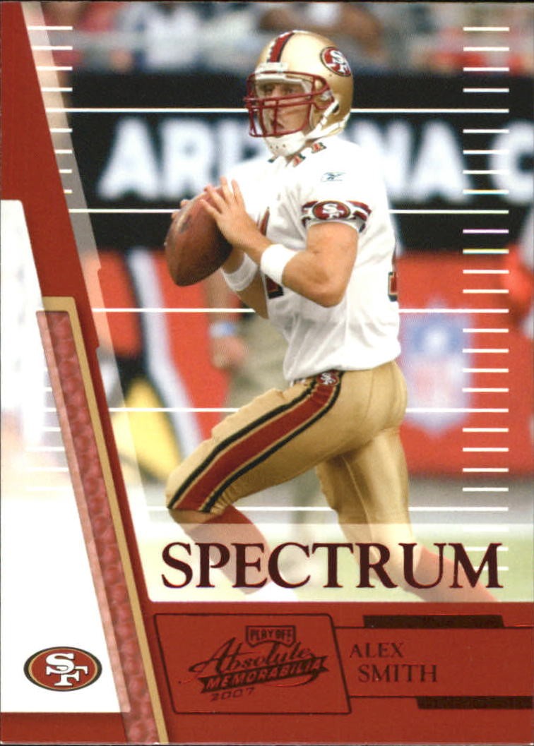 2007 Absolute Memorabilia Spectrum Red #70 Alex Smith - FB