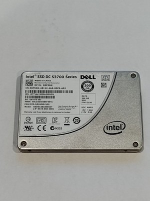 Dell DC S3700 Series 200GB SSD SSDSC2BA200GG3T HPE Version SATA SSD 6Gb Tested