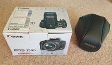 Boxed Canon EOS 350D 8.0MP Digital Camera EF-S 18-55mm Tested/Working/Case