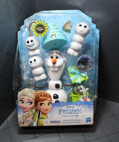 Disney NEW Frozen Fever Olaf Doll New In Box Damaged Box Free Shipping