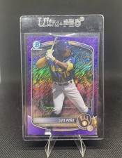 2025 Bowman Chrome - Luis Pena, #BCP-239 Purple Shimmer Refractor /250 (RC)