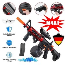 NEU Elektrische Gel Blaster Gun M4A1 Spielzeugpistole mit 20.000 Gelkugeln HOT