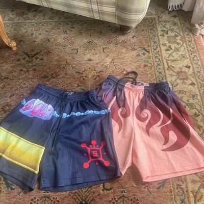 Some Slight Clothing 2 Pc Bundle Anime Mesh Shorts Gear fourth & Sound Pillar M
