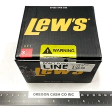 Lew's Speed Spin CRX Spinning FISHING Reel 300 SSC300HS FACTORY SEALED NEW!