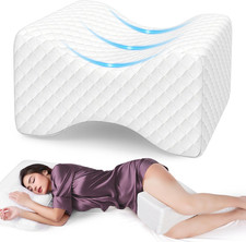 Memory Foam Knee Pillow for Side Sleepers, Support Leg Pillow for Side Sleeping,