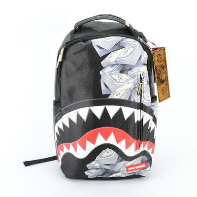 Sprayground Shark Money Powder Sharks in Paris Leather