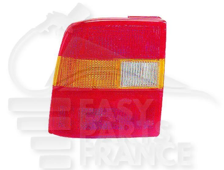 FEU ARRIÈRE-GAUCHE pour OPEL VECTRA 08/88 10/92 bloc optique rouge et orange