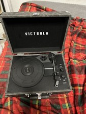 Victrola Journey Bluetooth Suitcase Record Player 3-Speed, Black