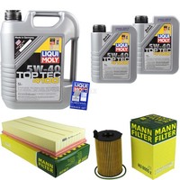 Mann Inspektionspaket Liqui Moly 7L 5W-40 FüR VW Touareg 3.0 V6 TDI Cayenne