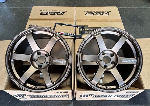 Rays TE37 Saga S-plus Bronze Wheel 18x9.5 +22 5x114 for Evolution VIII ...