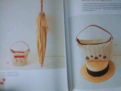 Handmade Bags In Natural Fabrics 60 Designs English Edition Emiko Takahashi VGC - Picture 18 of 21