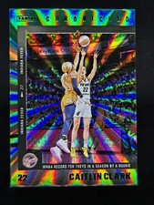 2025 Panini Caitlin Clark Chronicled #9 Caitlin Clark Green Laser Indiana Fever
