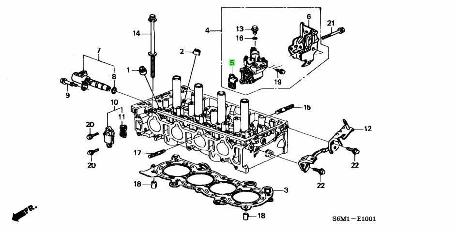 Genuine Honda VTEC Solenoid Gasket 15815-RAA-A02 - image 2 of 2