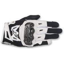 Alpinestars Stella SMX-2 Air Carbon V2 Gloves - Black/White - Women's Size Small