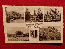 Leipzig 1950. Gewandhaus u.a. Schöne alte s/w-AK. Neu. Nicht gelaufen.