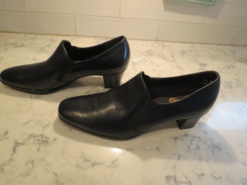 Munro American Damen dunkelmarine Leder Slipper bequeme Schuhe Größe 8,5 Wert 170 $ - Bild 3 von 5