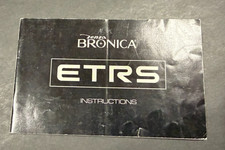 Zenza Bronica ETRS Camera Instructions....Free Shipping