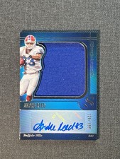 Andre Reed /75 Patch Auto 2025 Panini Silhouette #SA-ARD