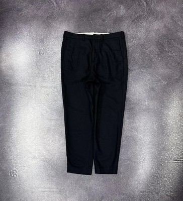 Arket Men s Black Tapered Wool Dress Pants Trousers EU46 / UK32R