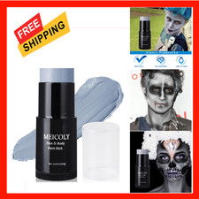 Grey Face Body Paint Stick 1.06 Oz Sweatproof Waterproof Full Body Makeup