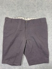 Ben Davis Shorts Mens 54 Gray Chino Flat Front Workwear Pockets USA Casual