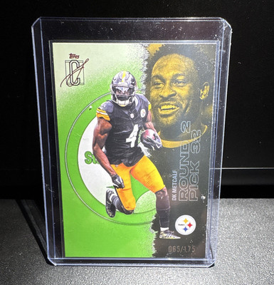 Topps Signature Class 2025-26 DK Metcalf #95 Pittsburgh Steelers RC 065/175