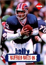 1996 Collector's Edge Die-Cut /2500 Jim Kelly #18 HOF Buffalo Bills SP Insert