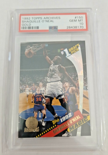 Shaquille O'Neal [Gold] #150 1992 Topps Archives card