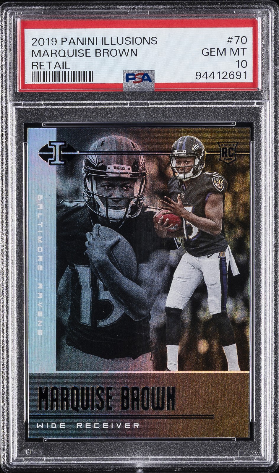 Marquise Brown Panini Illusions #70 Retail