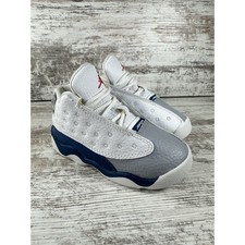 Toddler Nike Air Jordan 13 Retro French White/Blue Sneakers Sz 7C