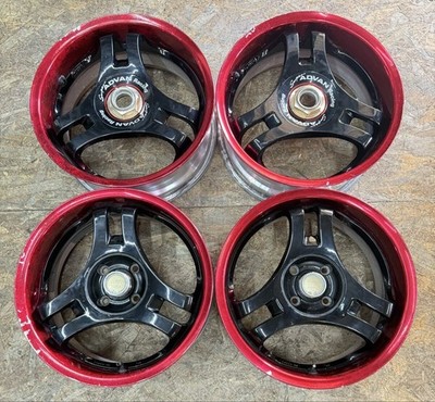 JDM Rare Super Advan SA3R 167J+35 PCD100 4-lug 4H wheels