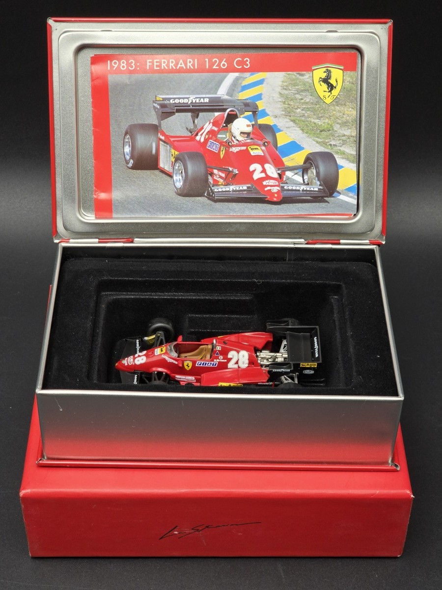 F1 FERRARI 126 C3 #28 R.Arnoux 1983 1/43 Hotwheels SF08/83