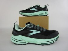Brooks Mujer Cascadia 16 1203631B049 Correr Negro Verde azulado Zapatos Tenis Talla 9 B
