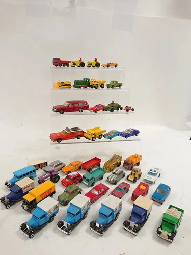 Vintage Diecast Cars & Trucks Bundle Job Lot Matchbox Style Collectible Rare