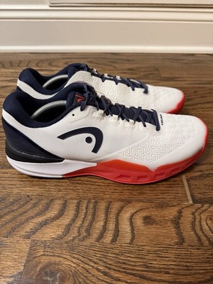 EUC HEAD Revolt Pro 5.0 Men s Tennis Shoes   White Navy