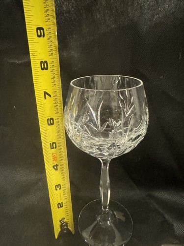 Vintage Noritake Crystal Cut Glass Rothschild Wine Water Goblets 7 1/4” - Picture 9 of 10